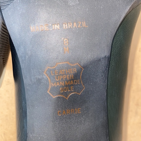 Jacqueline Ferrar Carrie Heels. Leather Made in Brazil. Size 8 - Picture 9 of 9